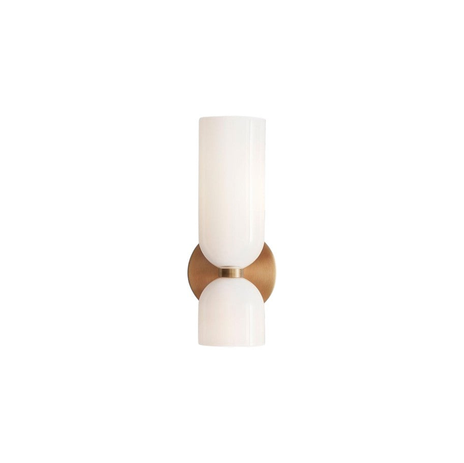 Nordic minimalist creative glass wall lamp hallway foyer bedroom living room bedside lamp study art light luxury wall lamp