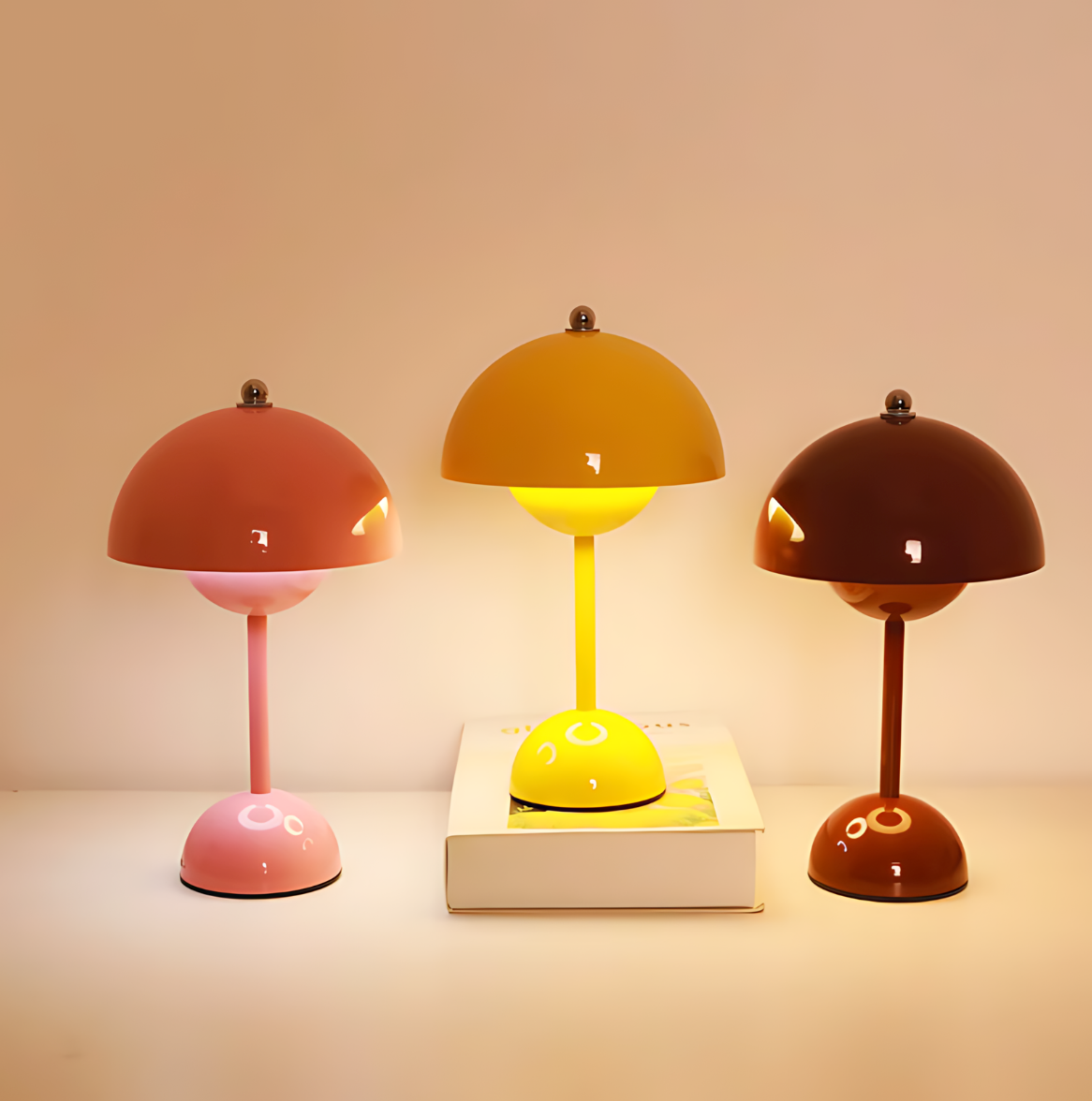 Lampe de Table Nomade NU.CASSA | Design Rétro-Chic Rechargeable & Dimmable