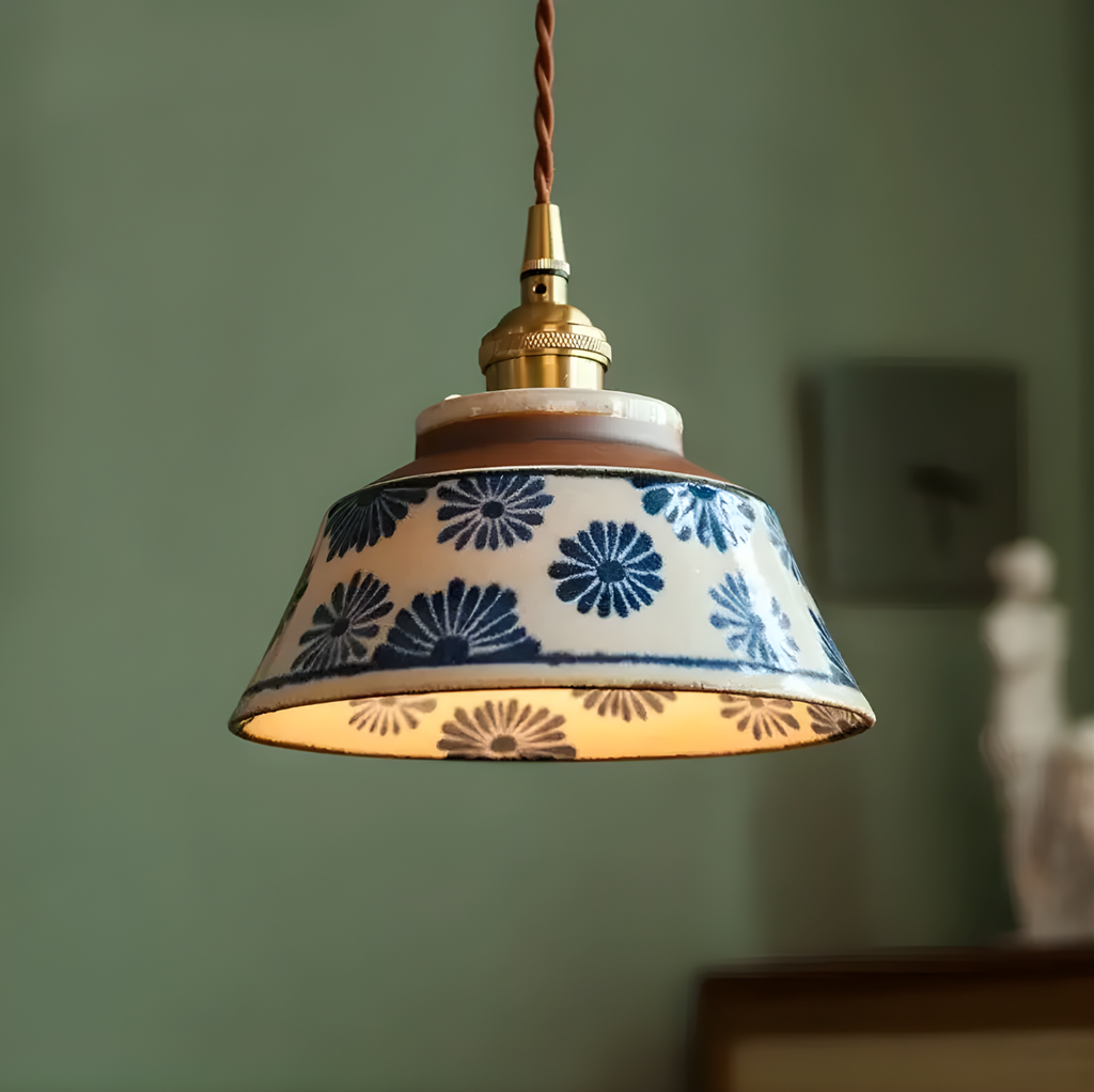 Suspension Rustique en Céramique Peinte – NU.CASSA