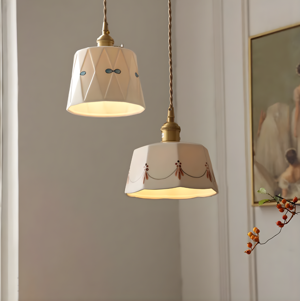 Suspension Japonaise en Céramique Sculptée – NU.CASSA