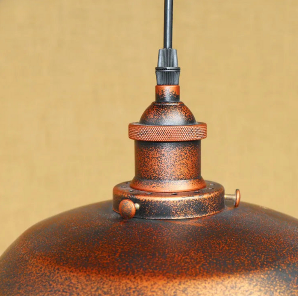 IWHD Rust Retro Vintage Pendant Lights LED Edison Style Loft Industrial Lamp Metal Iron Rustic Hanging Light Lampara Colgante