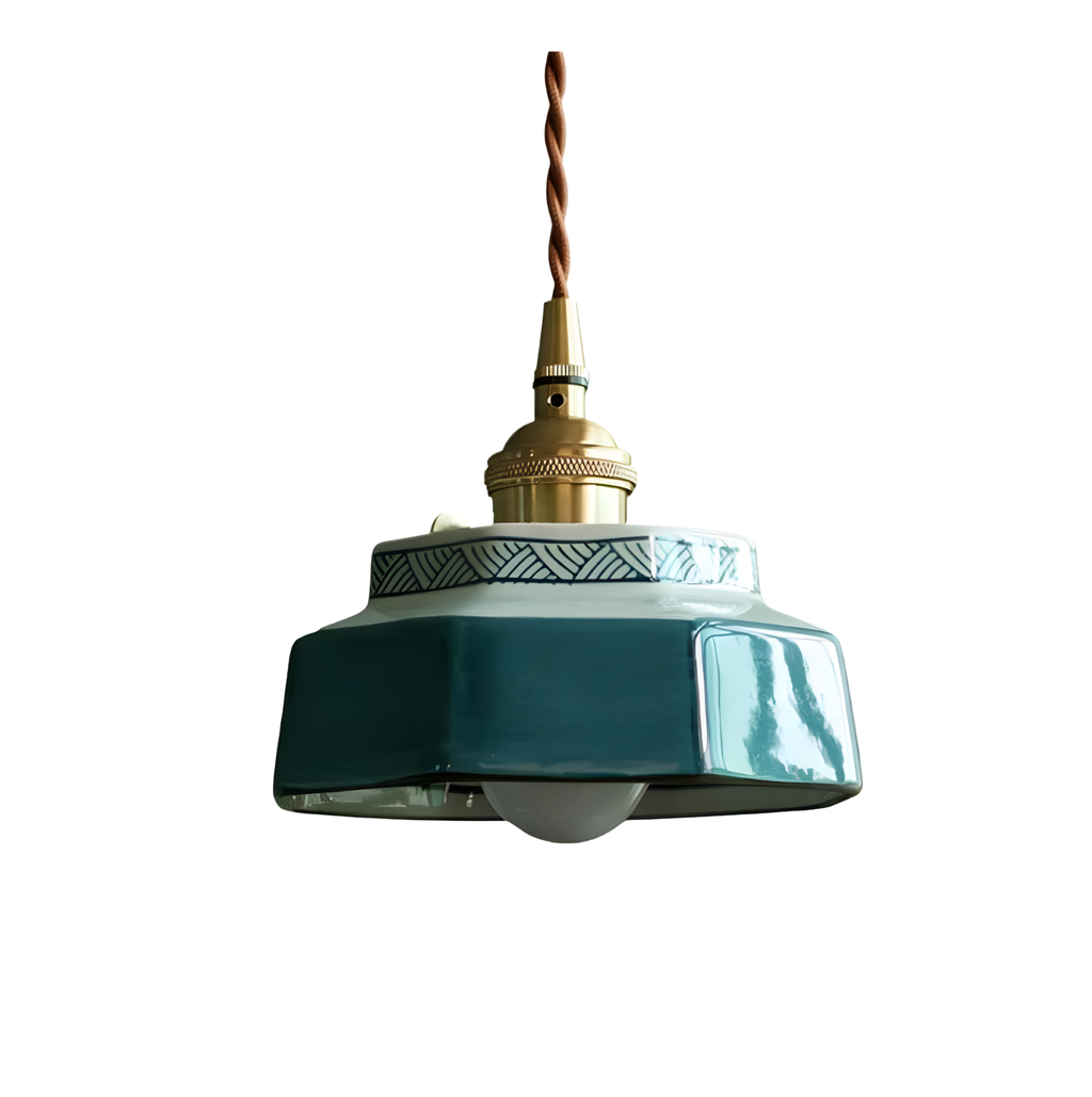 Suspension Artisanale en Céramique Rouge Terre – NU.CASSA