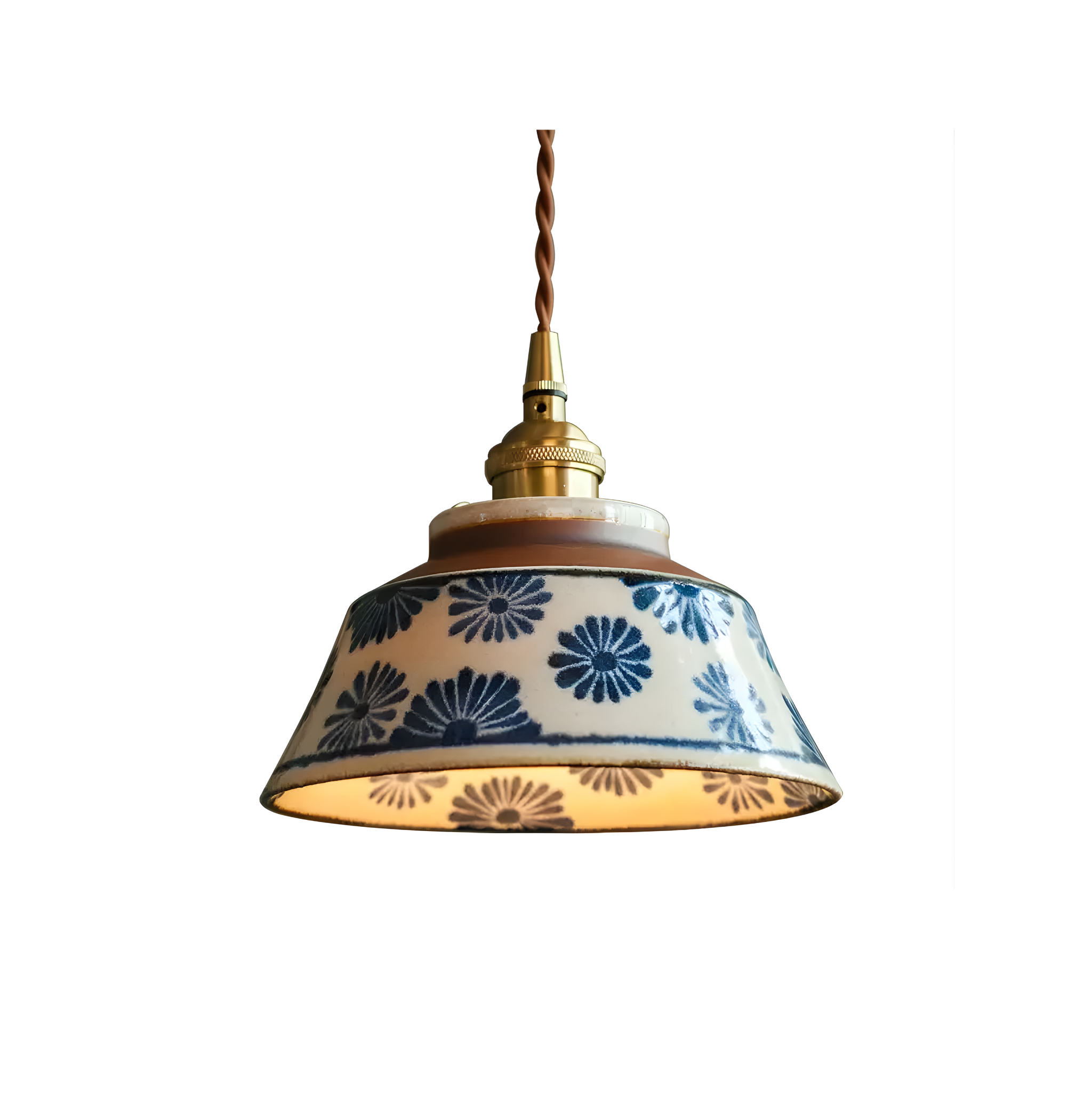 Suspension Rustique en Céramique Peinte – NU.CASSA