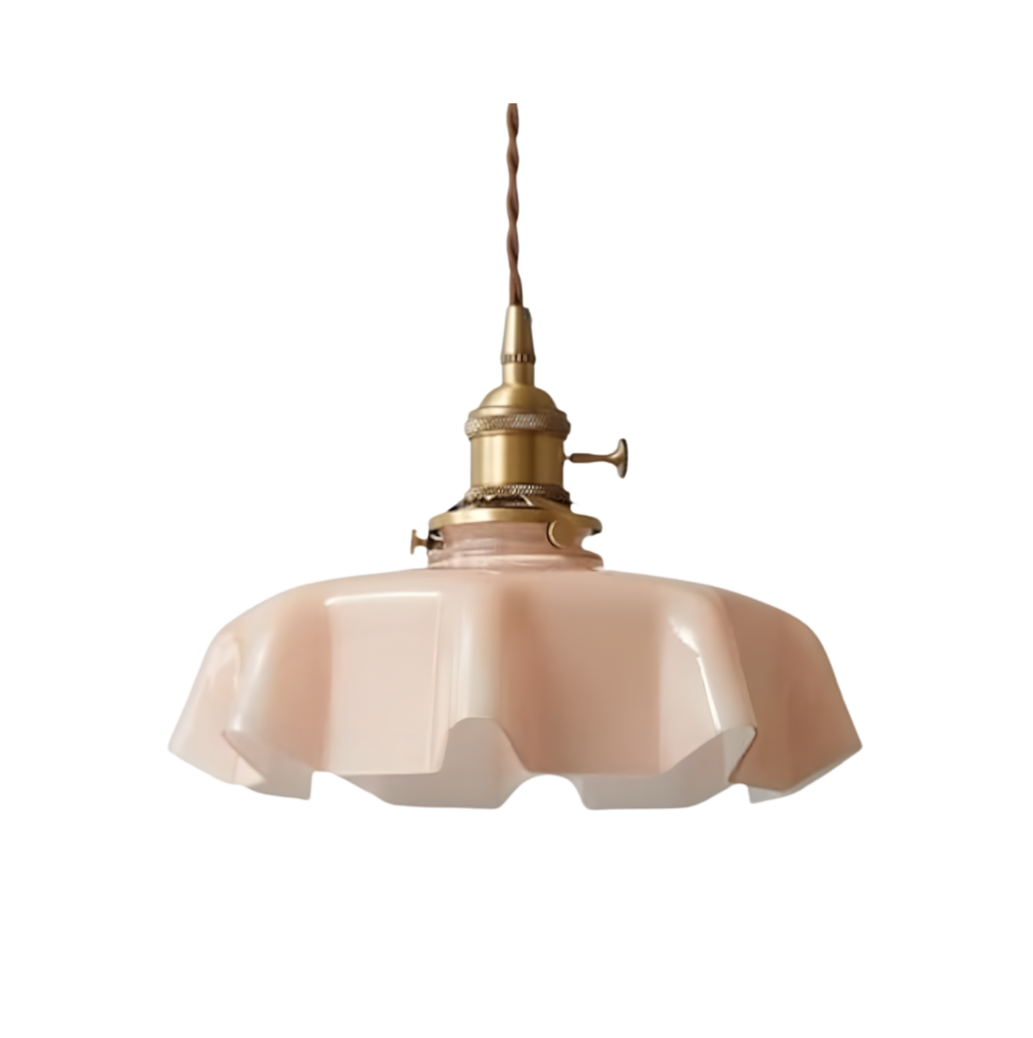 Suspension Design en Verre Plissé – L’Épure NU.CASSA