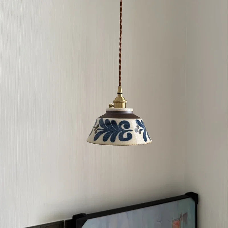 Suspension Rustique en Céramique Peinte – NU.CASSA